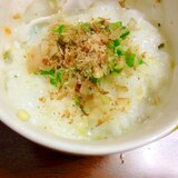 離乳食中期オクラ鰹節のお粥